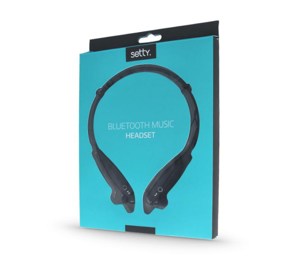 SETTY SŁUCHAWKI DOUSZNE BT FOREVER SETTY czarne sportowe # - 1435362 - zdjęcie 2